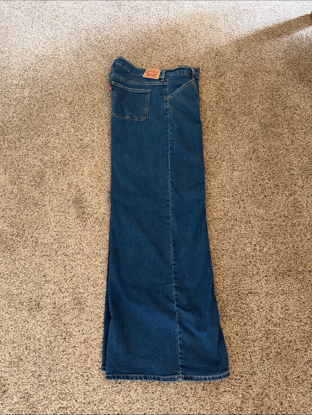 Levi's Dark Blue Wide Leg Jeans